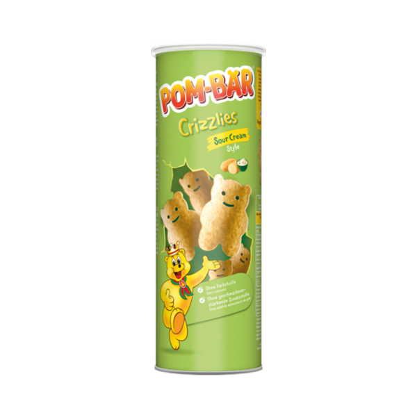 Kellys Pom­ Bear Crizzlies Sour Cream Style, 165g